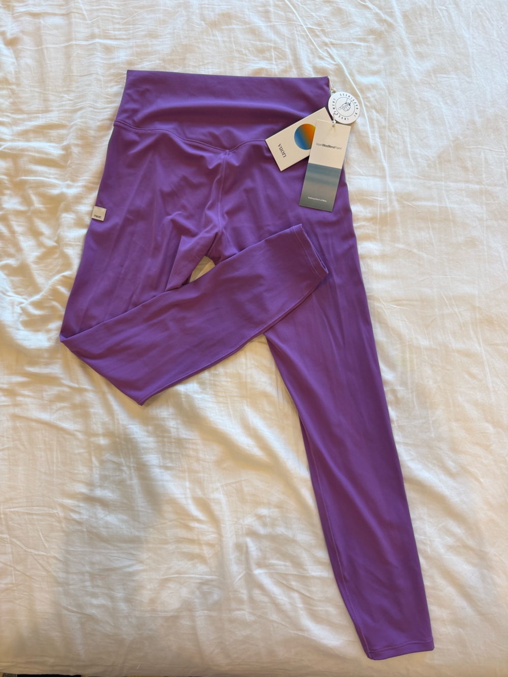 Vuori All the Form Purple Leggings